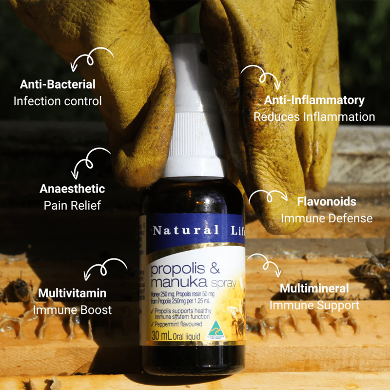Natural Life Propolis & Manuka Honey Throat Spray