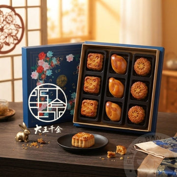 CY Sweet Gift Set & Hampers Mid-Autumn Prosperity Gift Set (9 Pieces) Lotus, Red Bean & Matcha | 3 x 3 Pieces Mid-Autumn Prosperity Gift Set (9 Pieces) Lotus, Red Bean & Matcha |