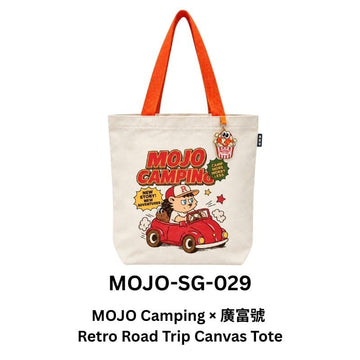Mojo Tote Bags MOJO - Retro Road Trip Canvas Tote Bag MOJO - Retro Road Trip Canvas Tote