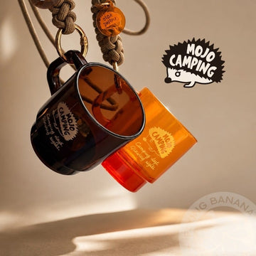Mojo Cups, Mugs & Glasses Mojo Taiwan Travel Cup Heat Resistent Brown Orange Colour Mojo Taiwan Travel Cup