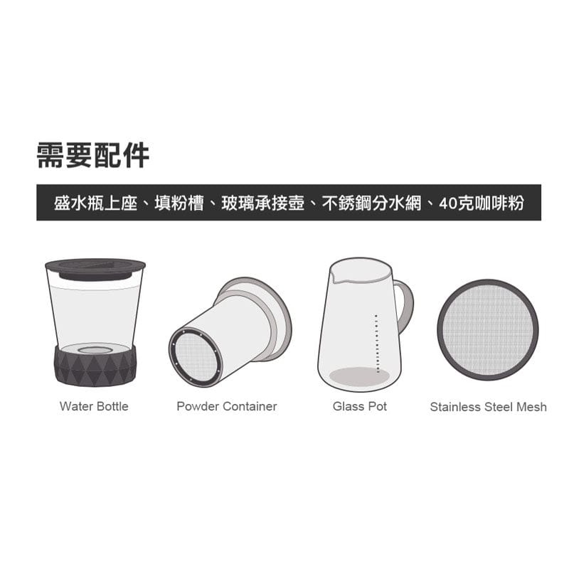 Driver Drip Coffee Makers DRIVER Cold Brew Coffee Dripper 600ml DRIVER Cold Brew Coffee Dripper 600ml