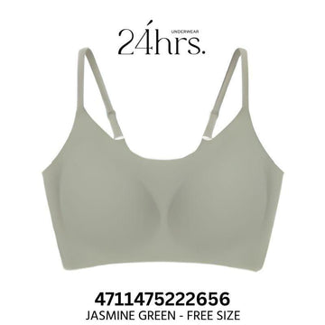 24HRS Bras Jasmine Green Free 24HRS Classic Maillard Series Bra Thin Straps FREE & PLUS+ Size Seamless Bra 24HRS Classic Maillard Series Bra Thin Straps FREE & PLUS+ Size Seamle