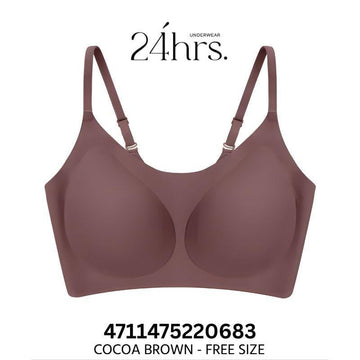 24HRS Bras Cocoa Brown Free 24HRS Classic Maillard Series Bra Thin Straps FREE & PLUS+ Size Seamless Bra 24HRS Classic Maillard Series Bra Thin Straps FREE & PLUS+ Size Seamle