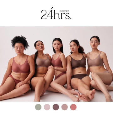 24HRS Bras 24HRS Classic Maillard Series Bra Thin Straps FREE & PLUS+ Size Seamless Bra 24HRS Classic Maillard Series Bra Thin Straps FREE & PLUS+ Size Seamle