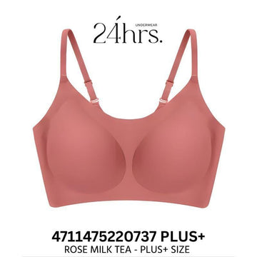 24HRS Bras Rose Milk Tea PLUS+ 24HRS Classic Maillard Series Bra Thin Straps FREE & PLUS+ Size Seamless Bra 24HRS Classic Maillard Series Bra Thin Straps FREE & PLUS+ Size Seamle