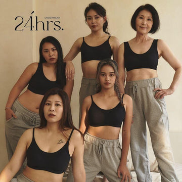24HRS Bras 24HRS Classic Series Bra Thin & Wide Straps Seamless FREE Size Bra 24HRS Classic Series Bra Thin & Wide Straps Seamless FREE Size Bra
