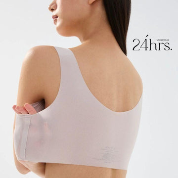 24HRS Bralettes 24HRS Cooling Series Bra Thin & Wide Straps Cooling Memory Free Size Bra 24HRS Cooling Series Bra Thin & Wide Straps Cooling Memory Free Size B