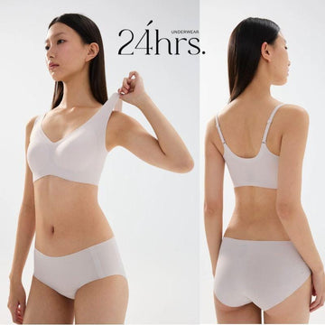 24HRS Bralettes 24HRS Cooling Series Bra Thin & Wide Straps Cooling Memory Free Size Bra 24HRS Cooling Series Bra Thin & Wide Straps Cooling Memory Free Size B