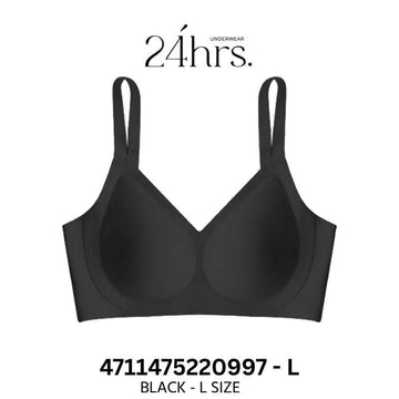 24HRS Bralettes Black L 24HRS Signature Series Bra Strong Seamless Support Bra 24HRS Signature Series Bra Strong Seamless Support Bra