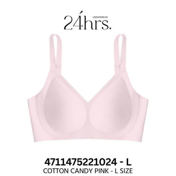 24HRS Bralettes Cotton Candy Pink L 24HRS Signature Series Bra Strong Seamless Support Bra 24HRS Signature Series Bra Strong Seamless Support Bra