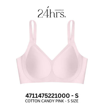 24HRS Bralettes Cotton Candy Pink  S 24HRS Signature Series Bra Strong Seamless Support Bra 24HRS Signature Series Bra Strong Seamless Support Bra