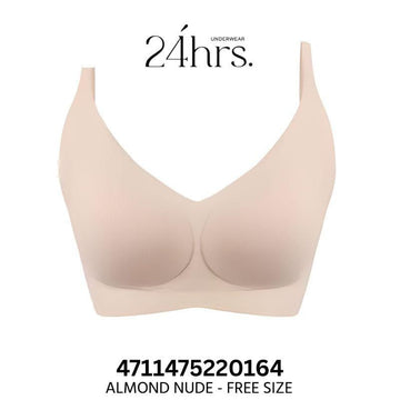 24HRS Bralettes Almond Nude - Free 24HRS V-Neck Series Bra FREE & PLUS+ Size Push Up Effect Seamless Bra 24HRS V-Neck Series Bra FREE & PLUS+ Size Push Up Effect Seamless Bra