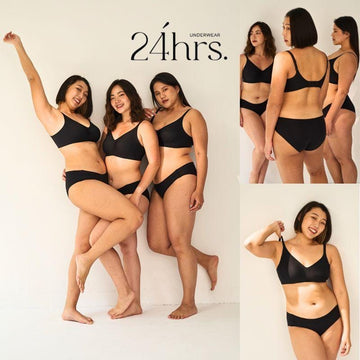 24HRS Bralettes 24HRS V-Neck Series Bra FREE & PLUS+ Size Push Up Effect Seamless Bra 24HRS V-Neck Series Bra FREE & PLUS+ Size Push Up Effect Seamless Bra