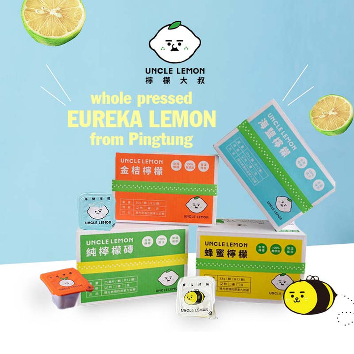 Uncle Lemon 100% Pure Lemon 4 Different Flavours