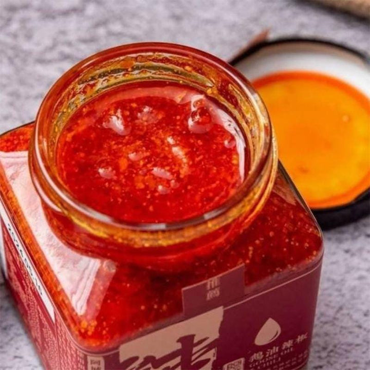 Acheng Cooking Sauces Acheng Goose Oil Signature Fragrant Chilli Sauce 220g Acheng Goose Oil Signature Fragrant Chilli Sauce 220g