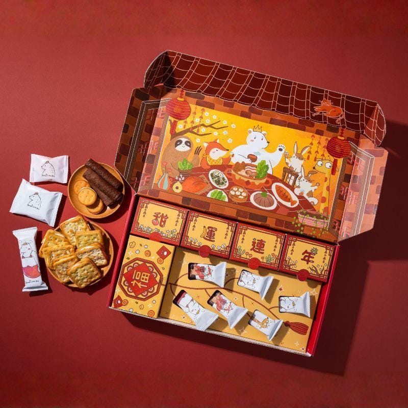 Bear Queen Snack Cakes & Pastries Bear Queen 2026 Lunar New Year Gift Box Bear Queen 2026 Lunar New Year Gift Box