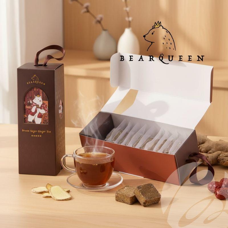 Bear Queen Tea Bear Queen Brown Sugar Ginger Tea 10pcs Bear Queen Brown Sugar Ginger Tea 10pcs