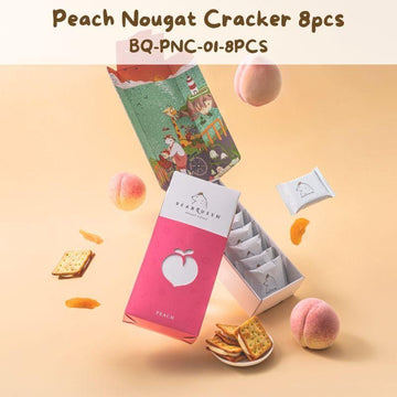 Bear Queen Biscuits, Cookies & Wafers Peach Bear Queen Flavored Nougat Cracker 8 pcs Bear Queen Flavored Nougat Cracker 8 pcs