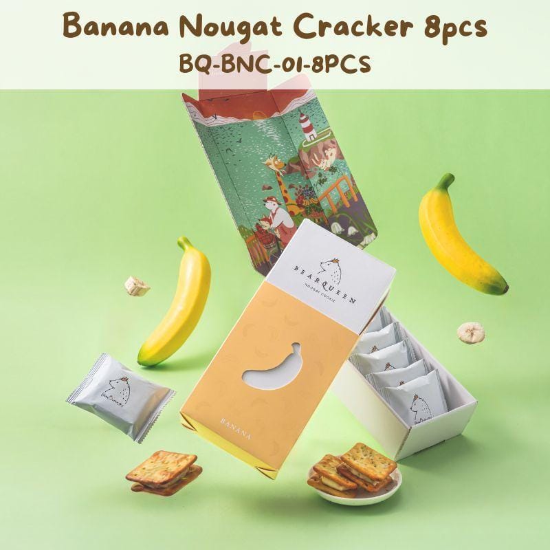 Bear Queen Biscuits, Cookies & Wafers Banana Bear Queen Flavored Nougat Cracker 8 pcs Bear Queen Flavored Nougat Cracker 8 pcs