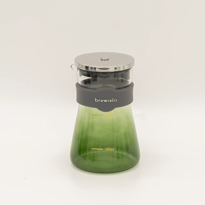 Brewista Dark Green Brewista Artisan 400ml Glass Server Brewista Artisan 400ml Glass Server