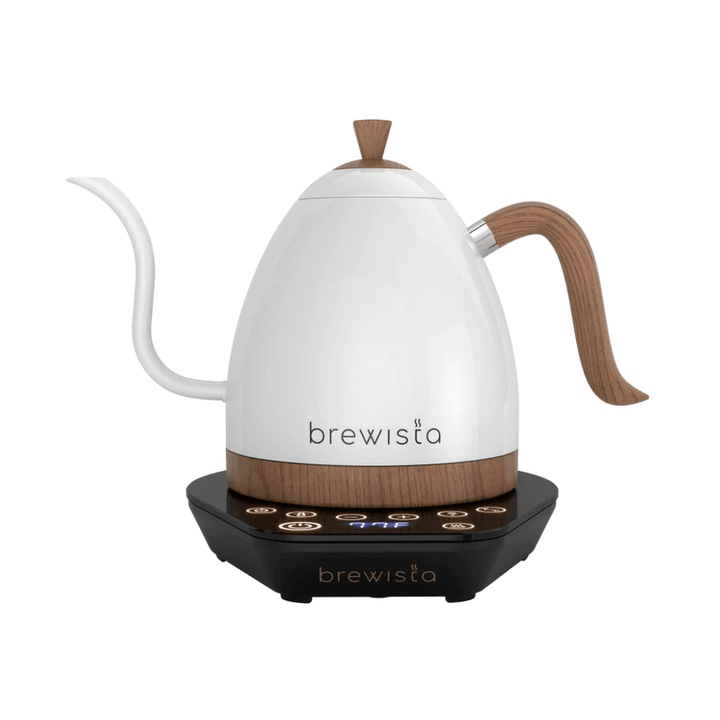 Brewista Pearl White Brewista Artisan 600ml Gooseneck Variable Kettle Brewista Artisan 600ml Gooseneck Variable Kettle