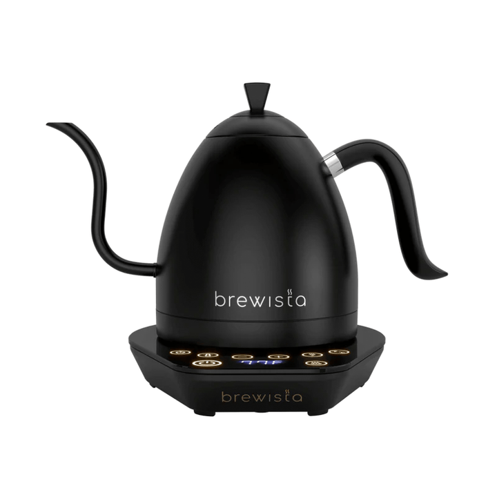 Brewista Pure Black Brewista Artisan 600ml Gooseneck Variable Kettle Brewista Artisan 600ml Gooseneck Variable Kettle