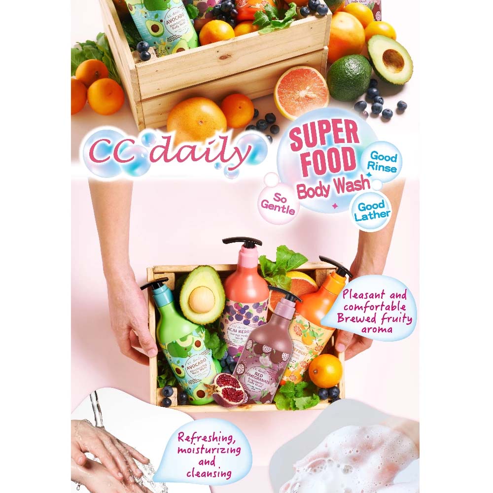 CC Daily Body Wash CC daily Acai Berry Energy Body Wash CC daily Acai Berry Energy Body Wash