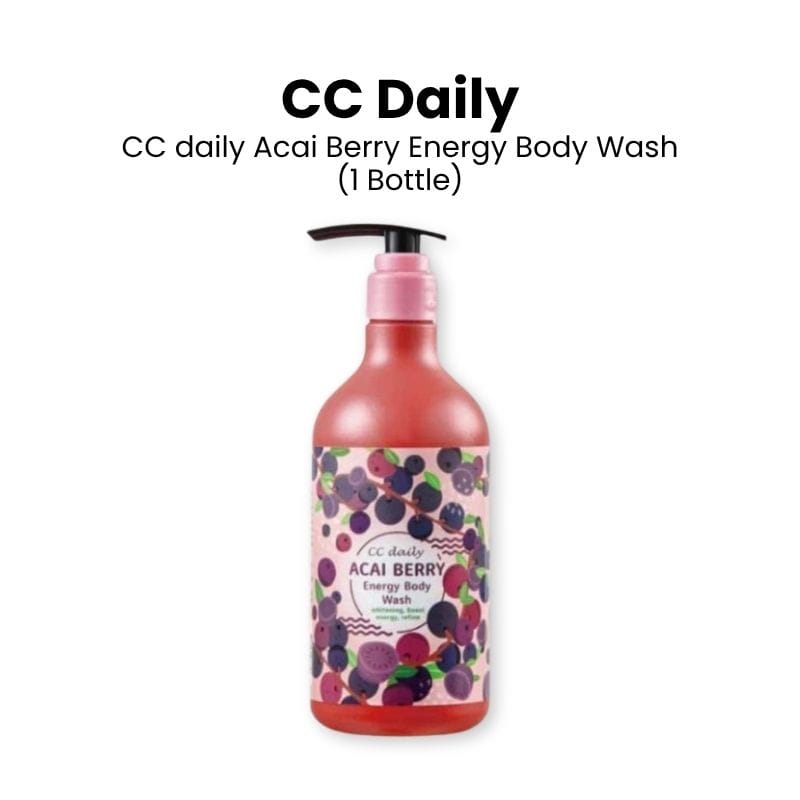 CC Daily Body Wash 1 Bottle CC daily Acai Berry Energy Body Wash - Black Friday 2nd Bottle 50% OFF CC daily Acai Berry Energy Body Wash - Black Friday 2nd Bottle 50% OFF
