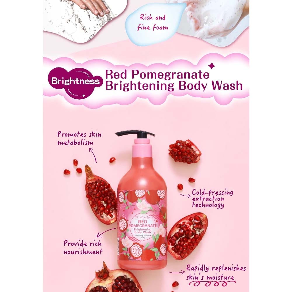 CC Daily Body Wash CC daily Red Pomegranate Brightening Body Wash CC daily Red Pomegranate Brightening Body Wash