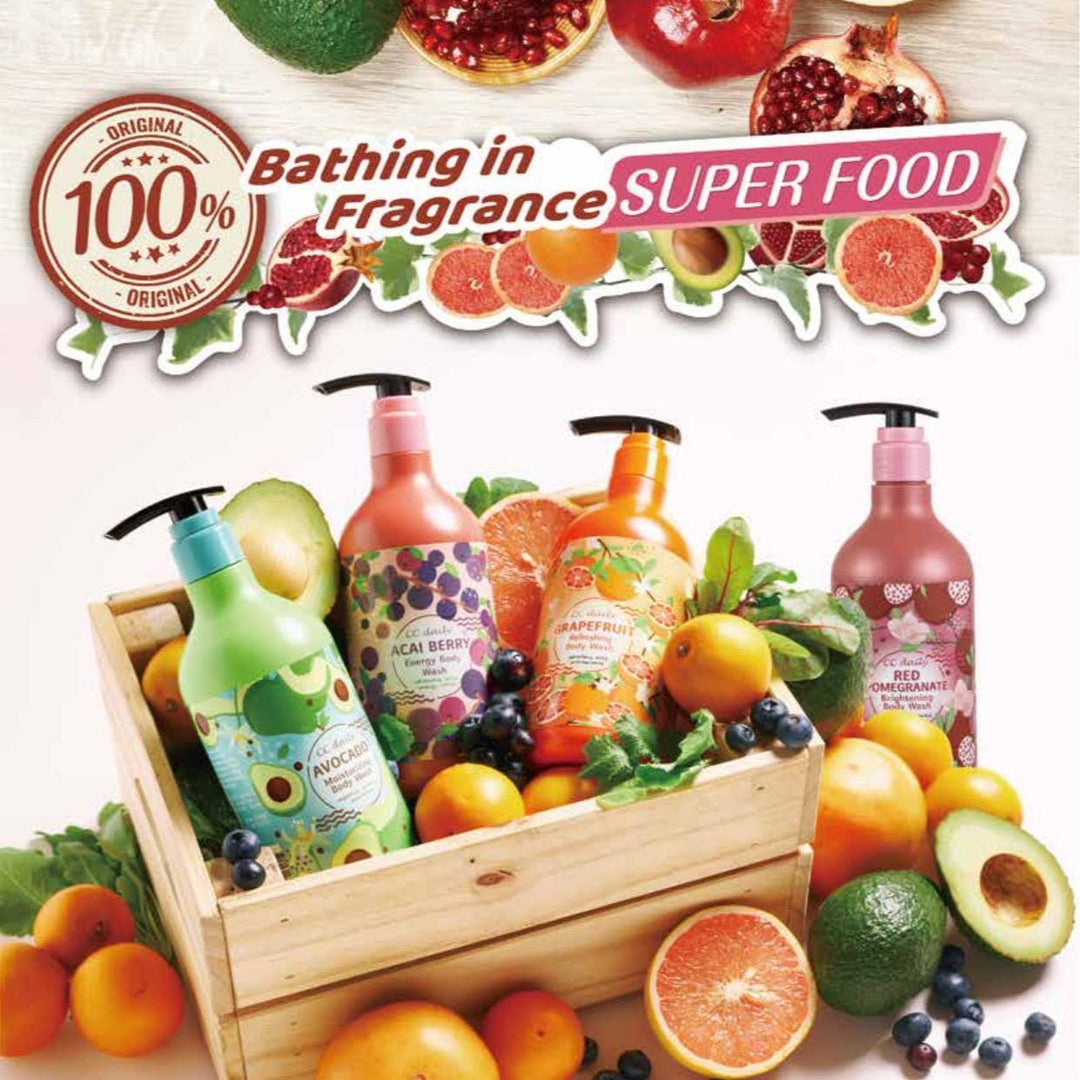 CC Daily Bath & Shower [SPECIAL] CC DAILY Fruit Fragrance Shower Gel Body Wash 3 Bottles/Set [SPECIAL] CC DAILY Fruit Fragrance Shower Gel Body Wash 3 Bottles/Set