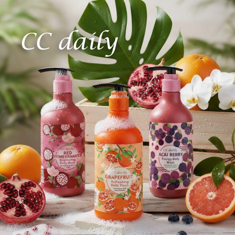 CC Daily Bath & Shower [SPECIAL] CC DAILY Fruit Fragrance Shower Gel Body Wash 3 Bottles/Set [SPECIAL] CC DAILY Fruit Fragrance Shower Gel Body Wash 3 Bottles/Set