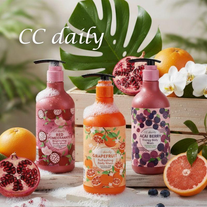 CC Daily Bath & Shower [SPECIAL] CC DAILY Fruit Fragrance Shower Gel Body Wash 3 Bottles/Set [SPECIAL] CC DAILY Fruit Fragrance Shower Gel Body Wash 3 Bottles/Set