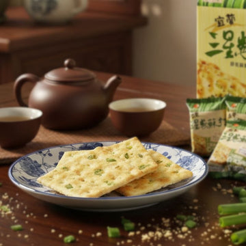 Chiao E Biscuits, Cookies & Wafers Chiao E Yilan SanXing Green Onion Soda Cracker (234g) Chiao E Yilan SanXing Green Onion Soda Cracker (234g)