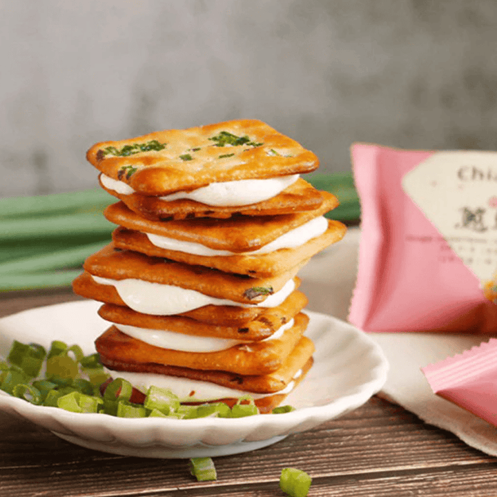 ChiaTe Snacks ChiaTe Nougat Green Onion Cookies  - Fresh from Taiwan ChiaTe Nougat Green Onion Cookies  - Fresh from Taiwan