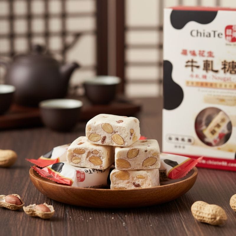 ChiaTe Nuts ChiaTe Peanut Nougat Snack- Fresh from Taiwan ChiaTe Peanut Nougat Snack- Fresh from Taiwan