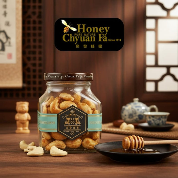 Chyuan Fa Nuts Chyuan Fa Taiwan Camellia Flower Pollen Honey Walnuts | Honey Walnuts 80g | Cashews Nuts 90g Chyuan Fa Taiwan Camellia Flower Pollen Honey Walnuts | Honey Walnuts 