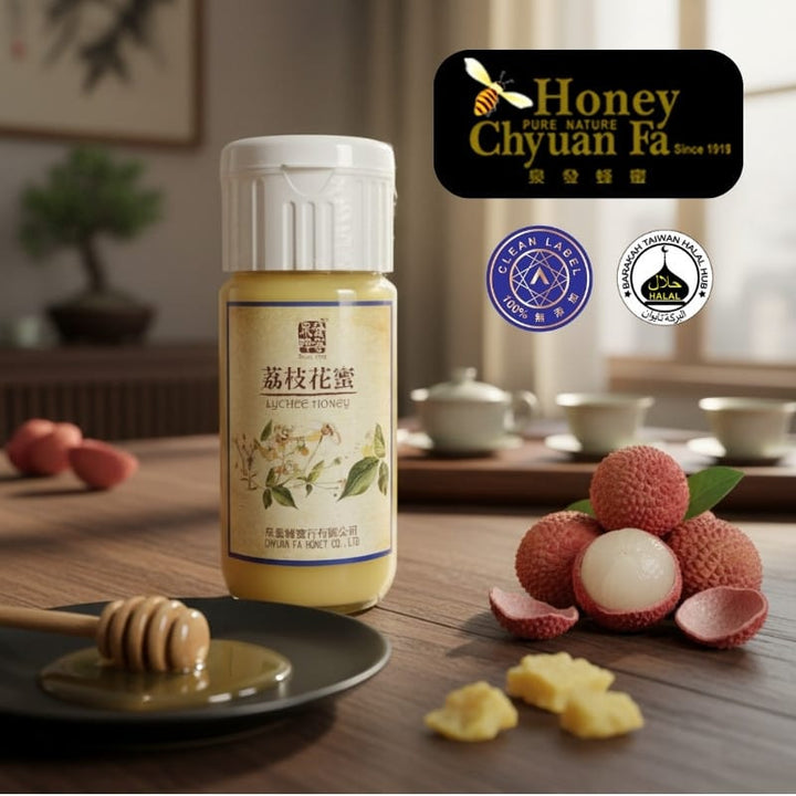 Chyuan Fa Honey & Maple Syrups Chyuan Fa Taiwan Lychee Honey 700g Chyuan Fa Taiwan Lychee Honey 700g