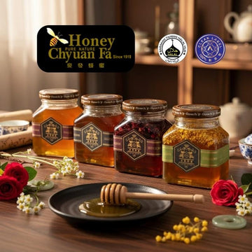 Chyuan Fa Honey & Maple Syrup Chyuan Fa Taiwan Wildflower | Rose Infused | Osmanthus Infused | Frankincense Honey 250g Chyuan Fa Taiwan Wildflower | Rose Infused | Osmanthus Infused | Frank