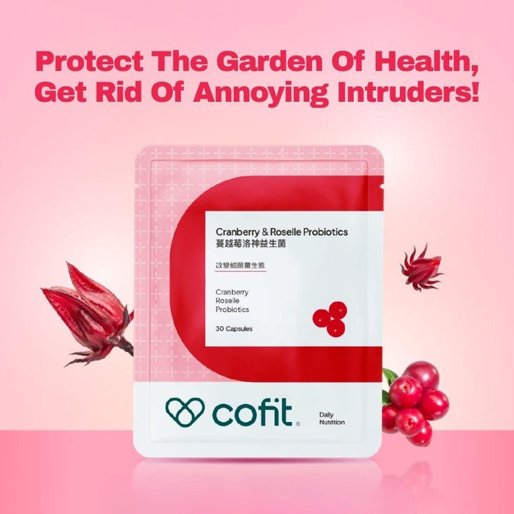Cofit Vitamins, Minerals & Wellness Supplements Cofit Cranberry & Roselle Probiotics - Women's Health & Digestive Support Cofit Cranberry & Roselle Probiotics - Women's Health & Digestive Supp