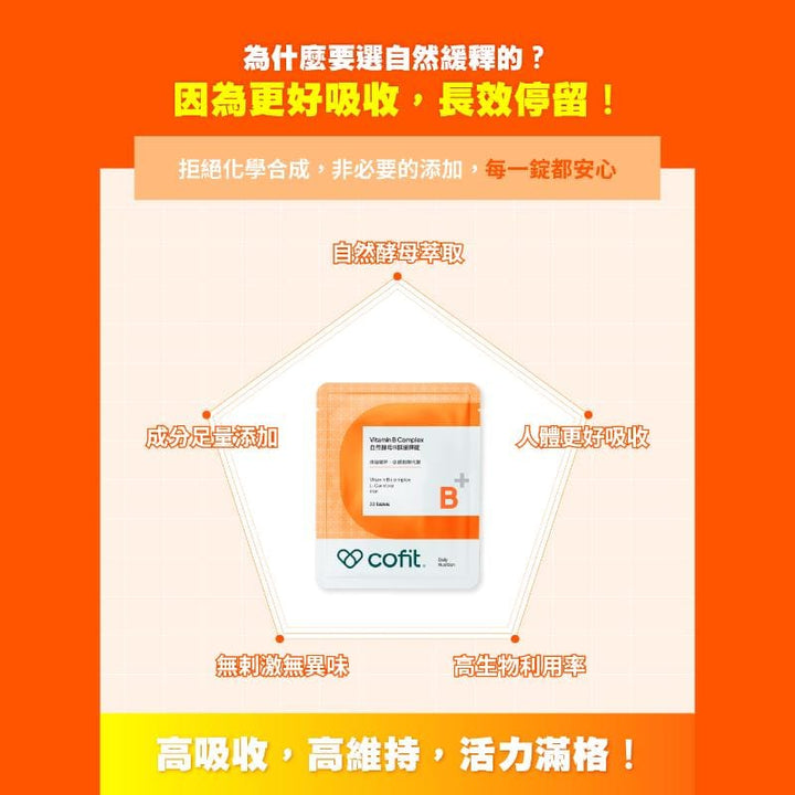 Cofit Vitamins, Minerals & Wellness Supplements Cofit Natural Yeast Vitamin B - Energize, Reduce Fatigue, Support Metabolism Cofit Natural Yeast Vitamin B - Energize, Reduce Fatigue, Support Meta