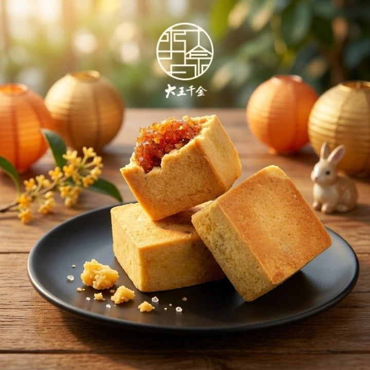CY Sweet Cakes & Pies CY Sweet Traditional Pineapple Cake ( 5 Pcs ) & { 8 Pcs ) - Lacto-Ovo Vegetarian CY Sweet Traditional Pineapple Cake ( 5 Pcs ) & { 8 Pcs ) - Lacto-Ovo 