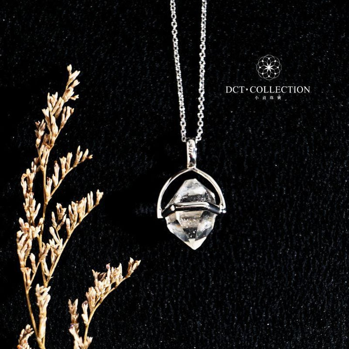 DCT Necklaces DCT Herkimer Diamond Pendant (New York) Focus & Clarity | Energy Emplification DCT Herkimer Diamond Pendant (New York) Focus & Clarity | Energy Empli