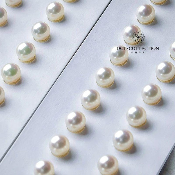 DCT Pearl Rings DCT Japanese Akoya Natural Pearl Earrings DCT Japanese Akoya Natural Pearl Earrings