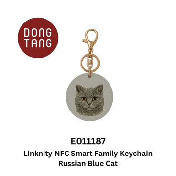 Dong Tang woodcraft Russian Blue Linknity NFC Smart Family Keychain – Cat Series Linknity NFC Smart Family Keychain – Cat Series