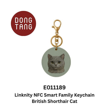 Dong Tang woodcraft British Shorthair Linknity NFC Smart Family Keychain – Cat Series Linknity NFC Smart Family Keychain – Cat Series
