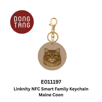 Dong Tang woodcraft Maine Coon Linknity NFC Smart Family Keychain – Cat Series Linknity NFC Smart Family Keychain – Cat Series