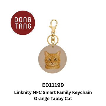 Dong Tang woodcraft Orange Tabby Linknity NFC Smart Family Keychain – Cat Series Linknity NFC Smart Family Keychain – Cat Series