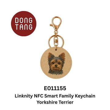 Dong Tang woodcraft Yorkshire Terrier Linknity NFC Smart Family Keychain – Dog Series Linknity NFC Smart Family Keychain – Dog Series