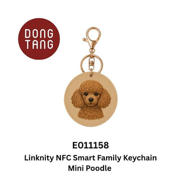 Dong Tang woodcraft Mini Poodle Linknity NFC Smart Family Keychain – Dog Series Linknity NFC Smart Family Keychain – Dog Series