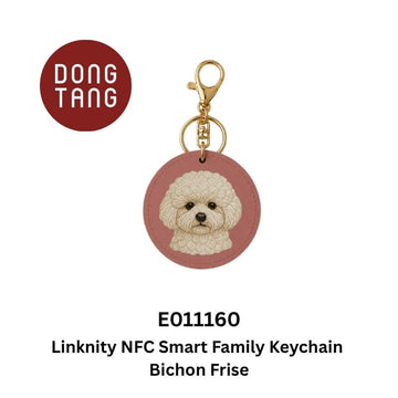 Dong Tang woodcraft Bichon Frise Linknity NFC Smart Family Keychain – Dog Series Linknity NFC Smart Family Keychain – Dog Series